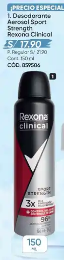 Azzorti Rexona clinical aerosol sport strength oferta
