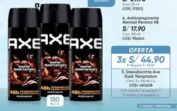 Azzorti Axe desodorante axe dark temptation oferta