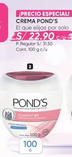 Azzorti Pond's crema clarant b3 oferta