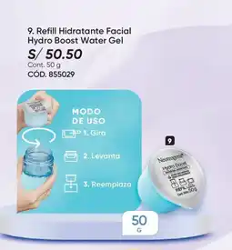 Azzorti Neutrogena refill hidratante facial hydro boost water gel oferta