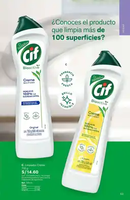 Leonisa Cif limpiador crema oferta