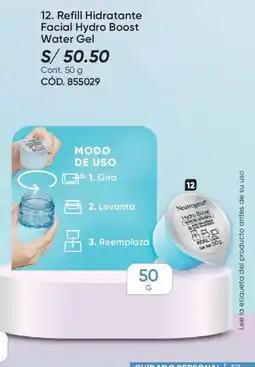 Azzorti Neutrogena refill hidratante facial hydro boost water gel oferta