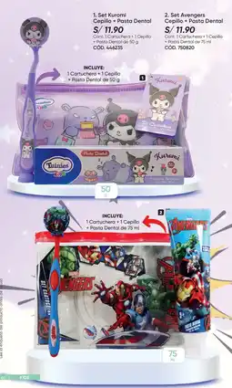 Azzorti Tuinies kids Set Kuromi Cepillo + Pasta Dental oferta