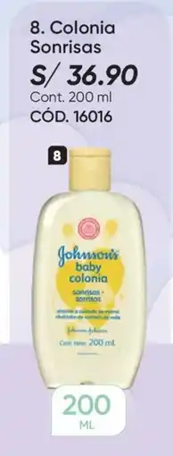 Azzorti Johnson's baby colonia sonrisas oferta