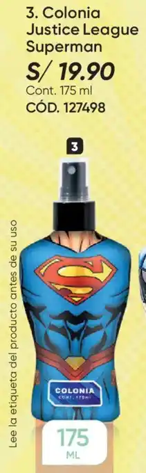 Azzorti Colonia justice league superman oferta