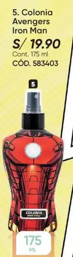 Azzorti Colonia avengers iron man oferta