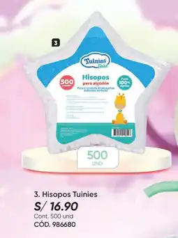 Azzorti Tuinies hisopos oferta