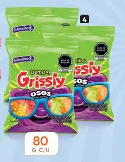 Azzorti Colombina gomitas grissly osos oferta