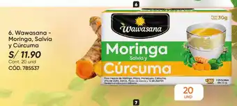Azzorti Wawasana moringa salvia y cúrcuma oferta