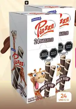 Azzorti Piazza barquillos choco leche oferta