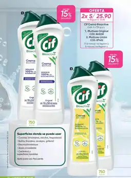 Azzorti Cif crema bioactive oferta