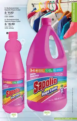 Azzorti Sapolio quitamanchas ropa color oferta