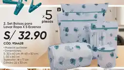 Azzorti Ezzenza Set Bolsas para Lavar Ropa oferta