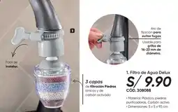 Azzorti Filtro de agua delux oferta
