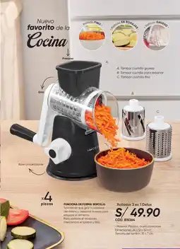 Azzorti AzoRi rallador 3 en 1 delux oferta