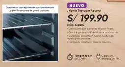 Azzorti Record horno tostador oferta