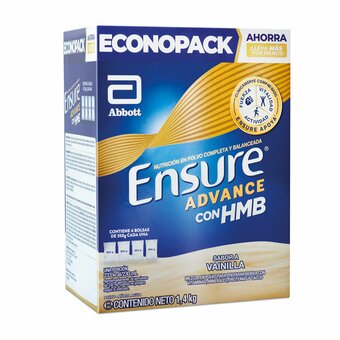 Tottus Ensure advance vainilla x 1.4kg oferta