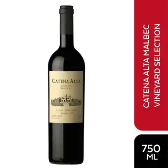 Tottus Vino tinto malbec selección viñedo - argentina 750 ml oferta