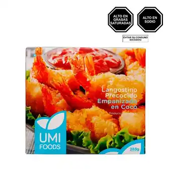 Tottus Langostino precocido con coco congelado oferta
