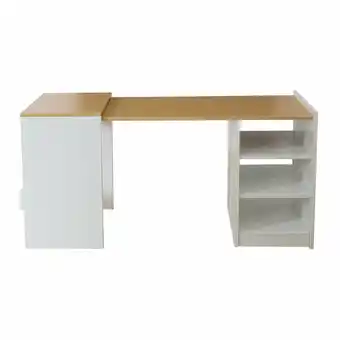 Tottus Escritorio simpplex plegable secret blanco/cedro oferta