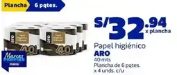 Makro Aro papel higiénico oferta