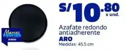 Makro Aro azafate redondo antiadherente oferta