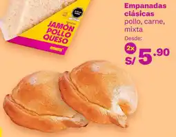 Tambo Empanadas clásicas pollo, carne, mixta oferta