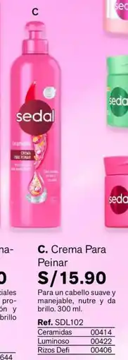 Leonisa Sedal crema para peinar oferta