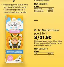 Leonisa Tio nachito sham- poo 2 en 1 oferta