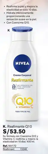 Leonisa K. reafimante q10 oferta