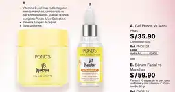 Leonisa Pond's gel vs man- chas oferta