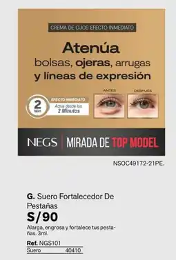 Leonisa Suero fortalecedor de pestañas oferta