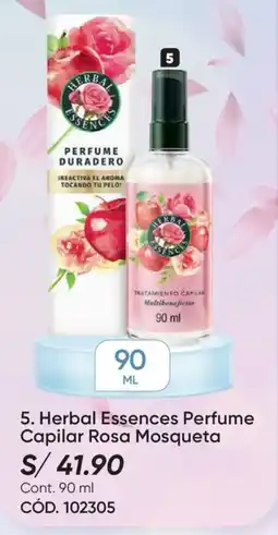 Azzorti Herbal essences perfume capilar rosa mosqueta oferta