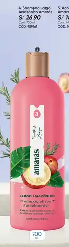 Azzorti Amarás shampoo largo amazónico oferta