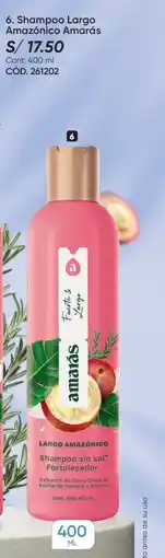 Azzorti Amarás shampoo largo amazónico oferta