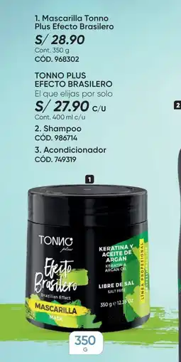 Azzorti Tonno mascarilla plus efecto brasilero oferta