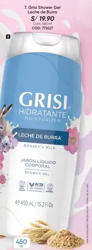 Azzorti Grisi shower gel leche de burra oferta