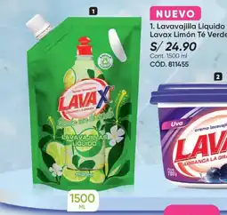 Azzorti Lavax lavavajilla líquido limón té verde oferta