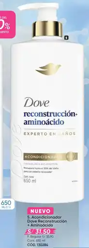 Azzorti Dove acondicionador reconstrucción + aminoácido oferta
