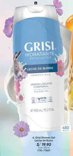 Azzorti Grisi shower gel leche de burra oferta