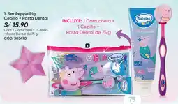 Azzorti Set peppa pig cepillo + pasta dental oferta
