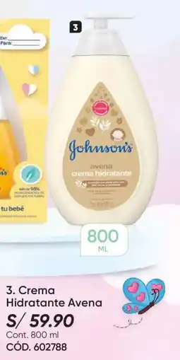 Azzorti Johnson's hidratante avena crema oferta