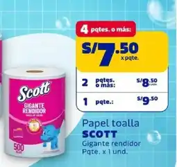 Makro Scott papel toalla gigante rendidor oferta