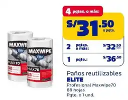 Makro ELITE Maxwipe paños reutilizables oferta