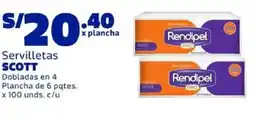 Makro Servilletas Scott oferta