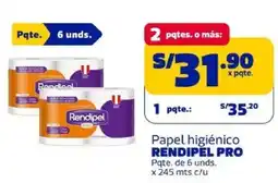 Makro Rendipel Pro Papel higienico oferta