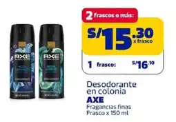 Makro Axe desodorante en colonia fragancias finas oferta