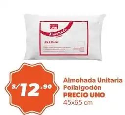 Hiperbodega Precio Uno Precio Uno Almohada Unitaria Polialgodón oferta