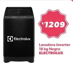 Hiperbodega Precio Uno Electrolux Lavadora Inverter 18 kg Negro oferta