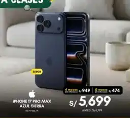La Curacao Apple iPhone 17 Pro Max Azul Sierra oferta
